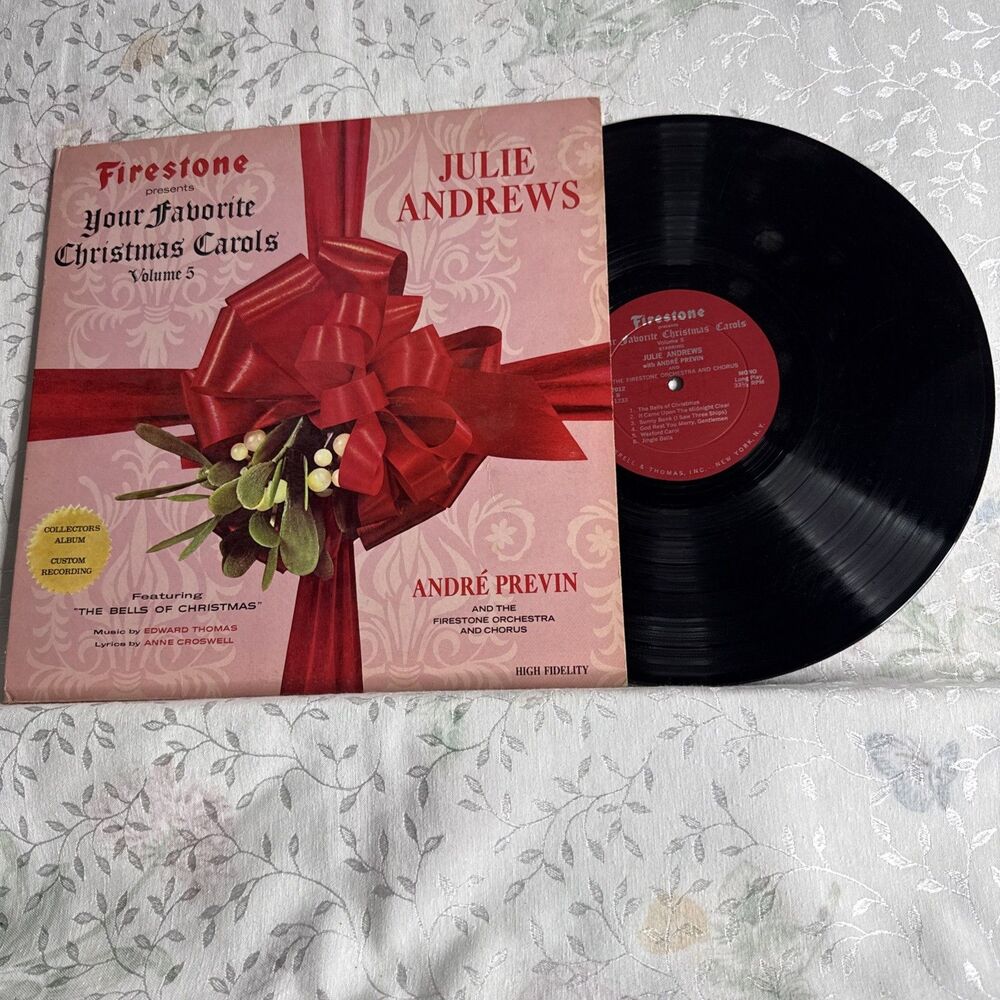 JULIE ANDREWS: Your Favorite Christmas Carols Volume 5 LP FIRESTONE SLP-7012